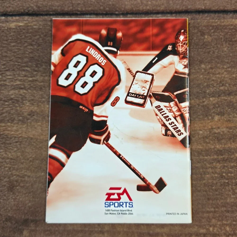 EA Sports NHL 99 Instruction Booklet Nintendo 64 N64 Orange Excellent Manual